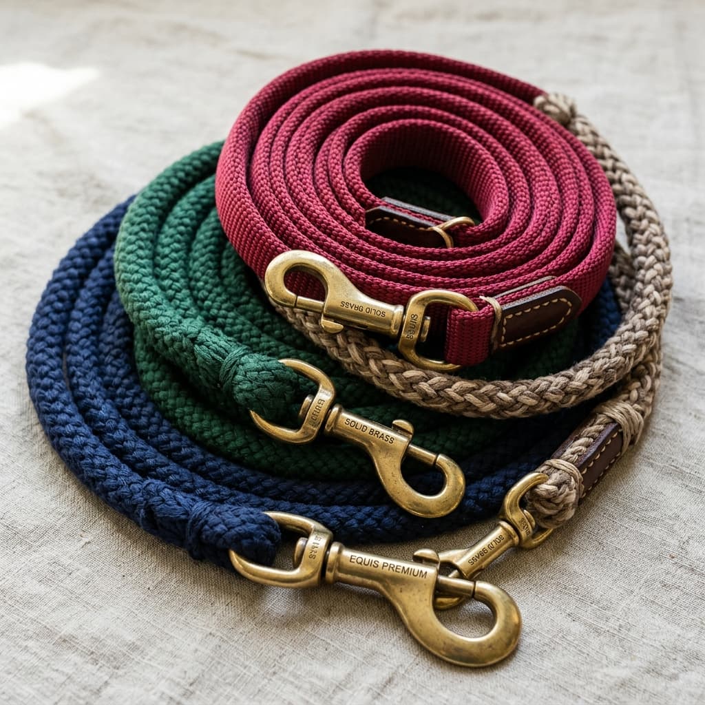 Lead Ropes - Premium Leather Equestrian Manufacturer