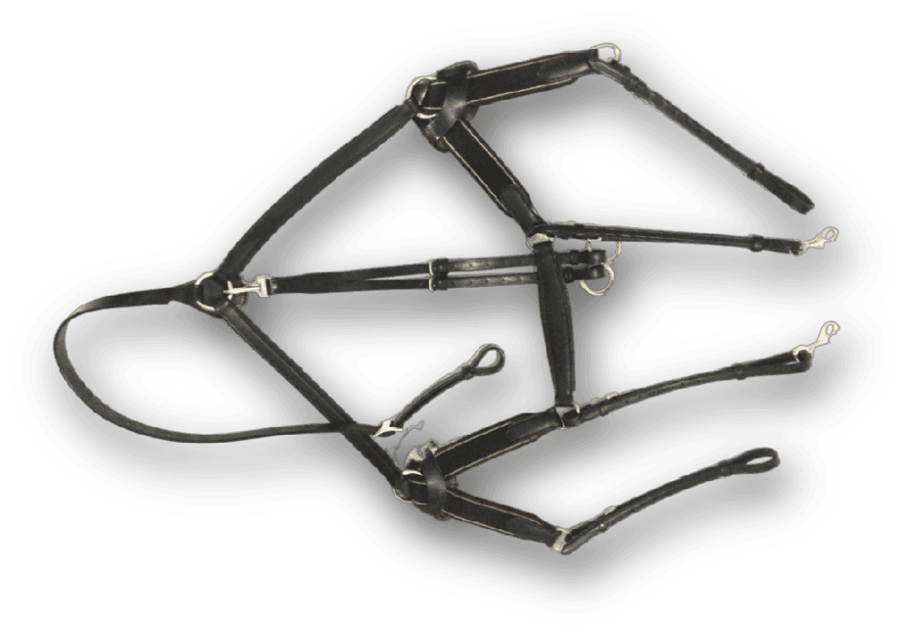 LEATHER FIVE POINT BREASTPLATE - Premium Leather Equestrian Manufacturer