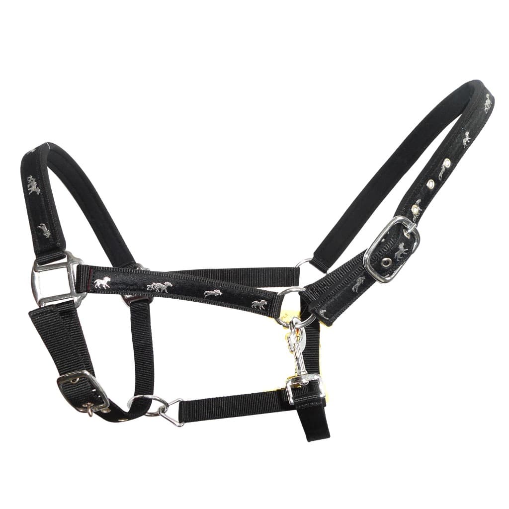 CLASSIC WEBBING PADDED HALTER - Premium Leather Equestrian Manufacturer