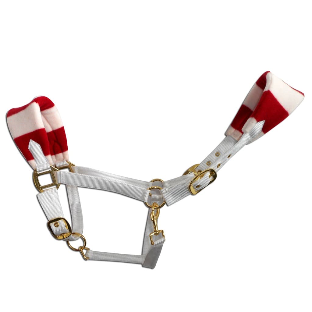 HORSE FLEECE PADDED HALTER - Premium Leather Equestrian Manufacturer