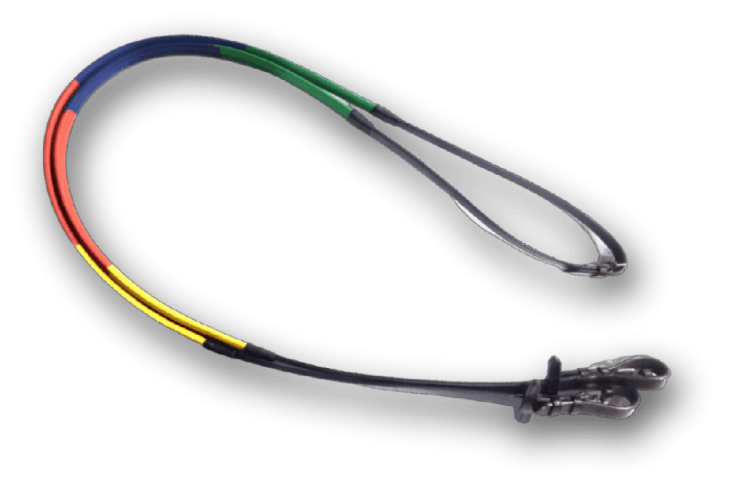 MULTI COLOR RUBBER REINS - Premium Leather Equestrian Manufacturer