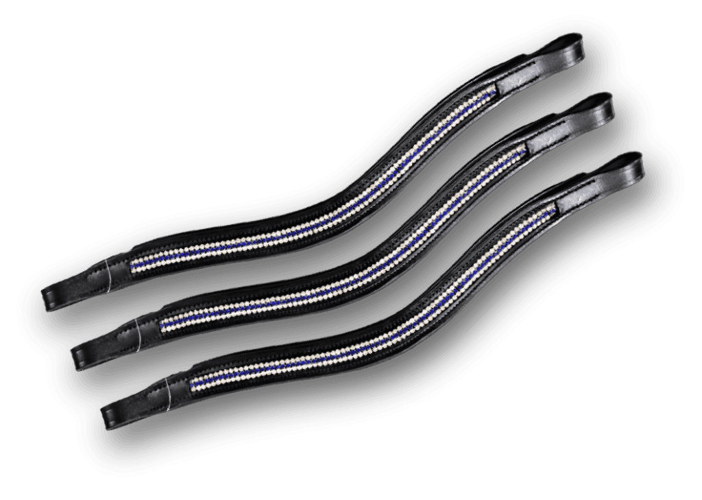 LEATHER V-SHAPE BROWBAND - Premium Leather Equestrian Manufacturer
