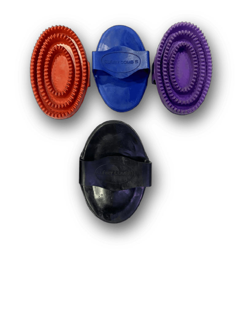 RUBBER CURRY COMB - Premium Leather Equestrian Manufacturer