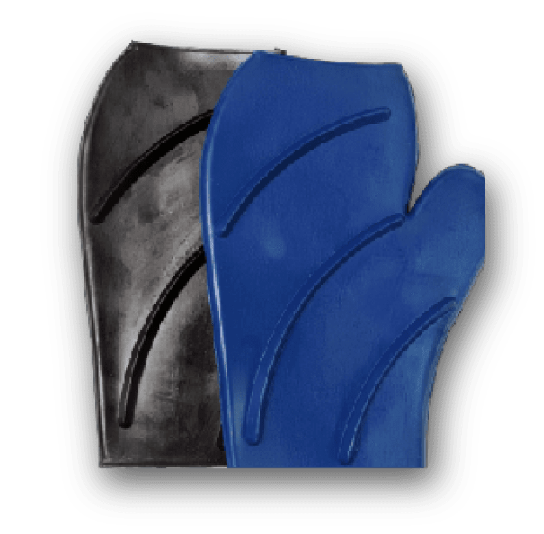 RUBBER CURRY COMB MITT - Premium Leather Equestrian Manufacturer