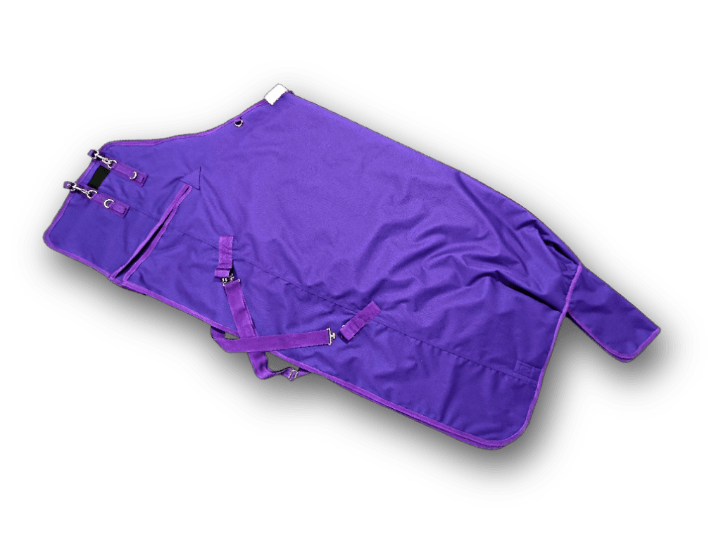 1200D Plain Purple Rug Only (200 GSM Filling) - Premium Leather Equestrian Manufacturer