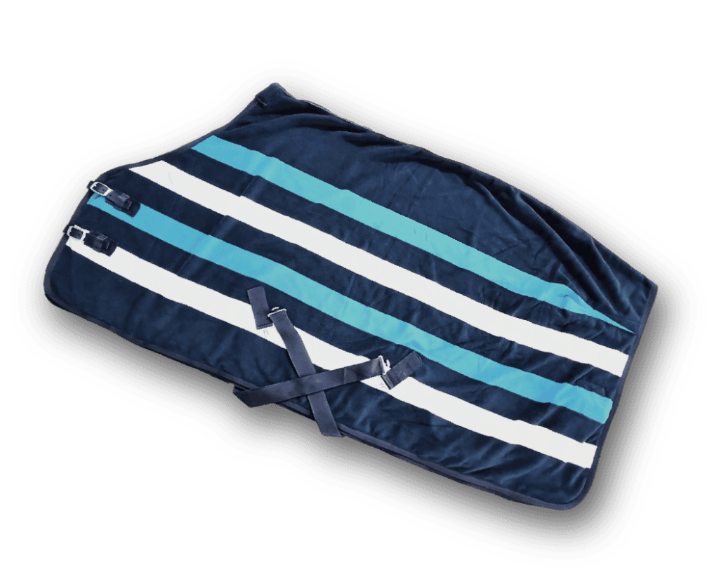 Horse Stripe Fleece Rug Only - Premium Leather Equestrian Manufacturer